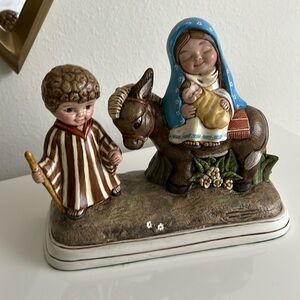 XMAS CERAMIC FIGURES ♥️ Jesus, Mary, Joseph Christmas Holiday Decor